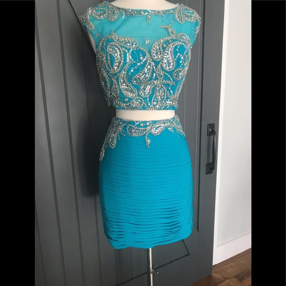 Jovani two piece cocktail dress